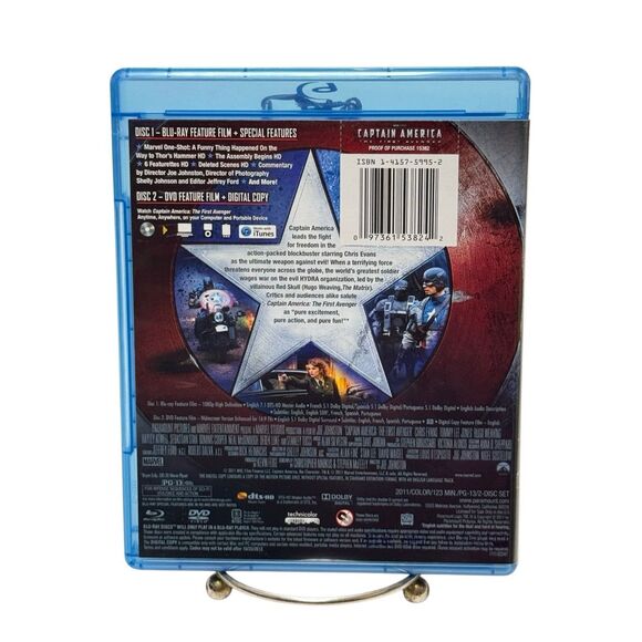 Captain America: The First Avenger (Two-Disc Blu-ray/DVD Combo - Picture 4 of 6